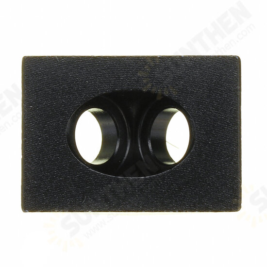 Aluminum Black Angle Corner Connector For 20mm Profile Extruder 3D Printer Part