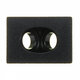 Aluminum Black Angle Corner Connector For 20mm Profile Extruder 3D Printer Part