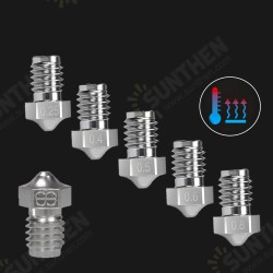 0.25/0.4/0.5/0.6/0.8MM V6 Nozzle for Copper Plating V6 Hotend Extruder 1.75MM Filament Suit Prusa I3 MK3 3D Printer 0.25/0.4/0.5/0.6/0.8MM V6 Nozzle for Copper Plating V6 Hotend Extruder 1.75MM Filament Suit Prusa I3 MK3 3D Printer