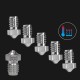 0.25/0.4/0.5/0.6/0.8MM V6 Nozzle for Copper Plating V6 Hotend Extruder 1.75MM Filament Suit Prusa I3 MK3 3D Printer