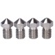 High Performance V6 Plated Copper Nozzle 1.75MM Filament M6 Thread for V6 Hotend Titan BMG Extruder