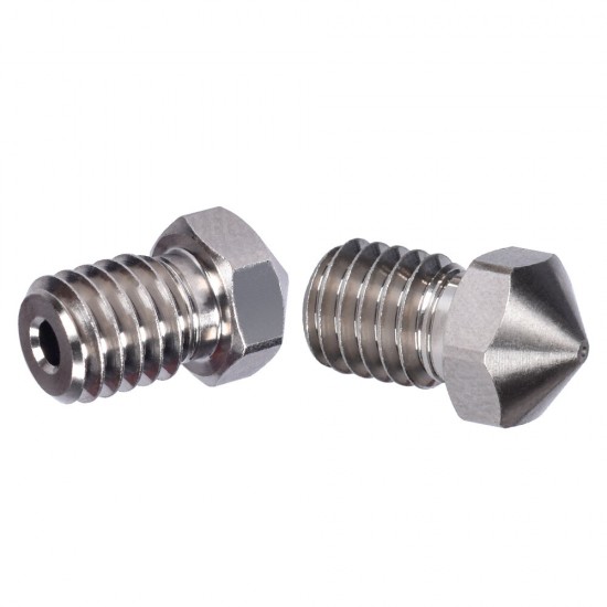 High Performance V6 Plated Copper Nozzle 1.75MM Filament M6 Thread for V6 Hotend Titan BMG Extruder