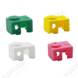V6 Aluminum Block Protective Silicone Sleeve High Temperature Resistant 260℃ for 3D Printer Accessories V6 Aluminum Block Protective Silicone Sleeve High Temperature Resistant 260℃ for 3D Printer Accessories