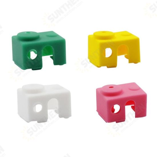 V6 Aluminum Block Protective Silicone Sleeve High Temperature Resistant 260℃ for 3D Printer Accessories V6 Aluminum Block Protective Silicone Sleeve High Temperature Resistant 260℃ for 3D Printer Accessories