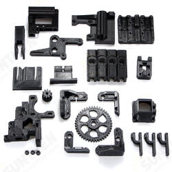 Black ABS Filament Black 3D Printed Accessories Parts DIY Kit For RepRap Prusa i3 3D Printer Black ABS Filament Black 3D Printed Accessories Parts DIY Kit For RepRap Prusa i3 3D Printer
