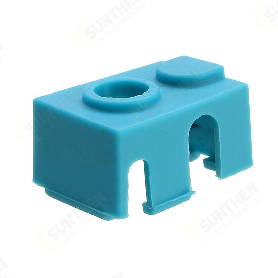 Blue Hotend Silicone Case For V6 PT100 Aluminum Block 3D Printer Part Blue Hotend Silicone Case For V6 PT100 Aluminum Block 3D Printer Part