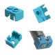 Blue Hotend Silicone Case For V6 PT100 Aluminum Block 3D Printer Part Blue Hotend Silicone Case For V6 PT100 Aluminum Block 3D Printer Part