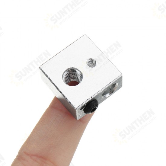 MK8 0.4 mm Extruder Nozzle + PTFE Throat + Heating Block + Insulation Tape Hotend Kit