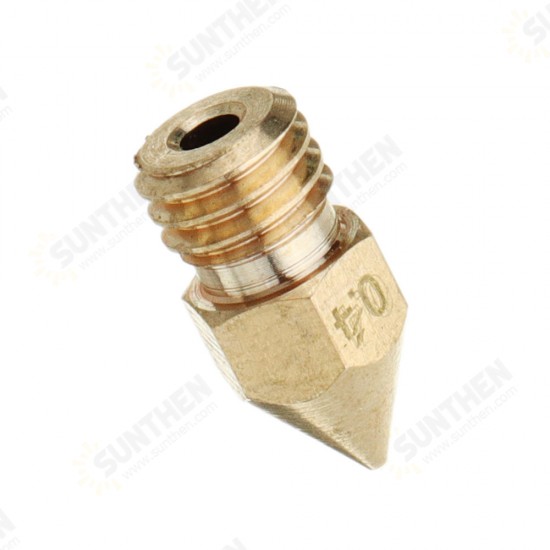 MK8 0.4 mm Extruder Nozzle + PTFE Throat + Heating Block + Insulation Tape Hotend Kit