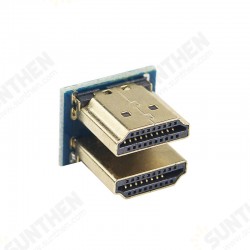 Micro HDMI 1.4 HD Adapter Male to Male Two-way Adapter for Raspberry Pi 3B+ Micro HDMI 1.4 HD Adapter Male to Male Two-way Adapter for Raspberry Pi 3B+