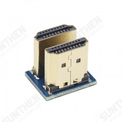Micro HDMI 1.4 HD Adapter Male to Male Two-way Adapter for Raspberry Pi 3B+ Micro HDMI 1.4 HD Adapter Male to Male Two-way Adapter for Raspberry Pi 3B+