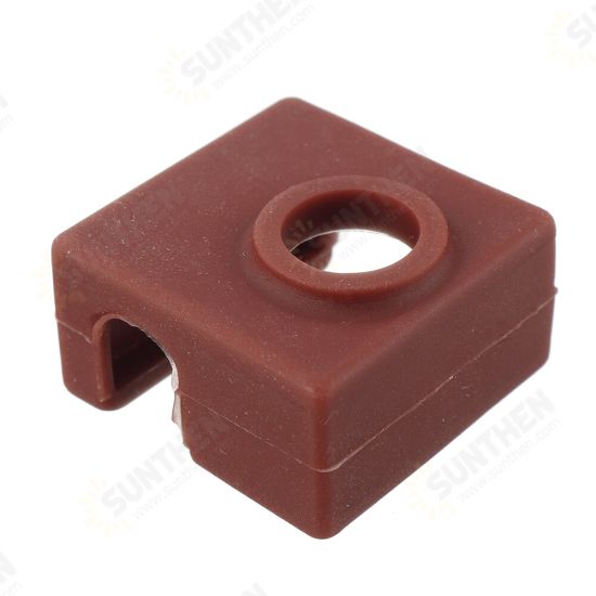 Coffee Brown Hotend Heating Block Silicone Cover Case For 3D Printer