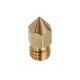 0.4mm Copper M6 Thread Extruder Nozzle For 3D Printer