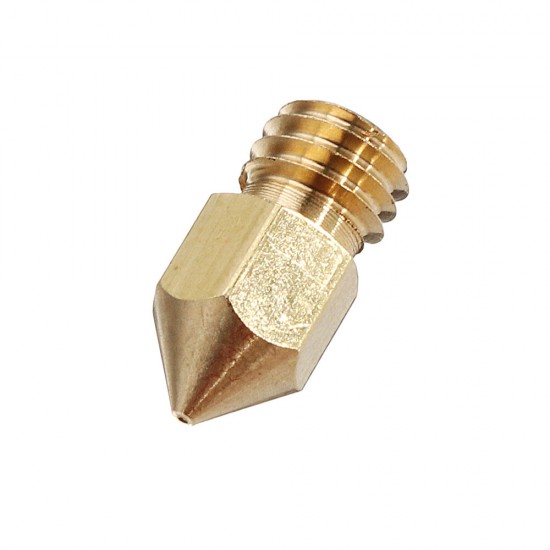 0.4mm Copper M6 Thread Extruder Nozzle For 3D Printer