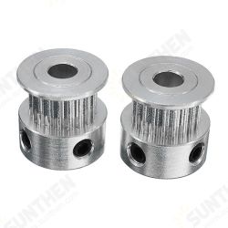 2pcs 2GT-20 Teeth Aluminum Timing Pulley Wheel 5mm Inner For 3D Printer 2pcs 2GT-20 Teeth Aluminum Timing Pulley Wheel 5mm Inner For 3D Printer