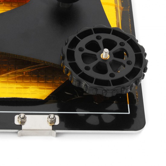 310*320*4mm Heated Bed + Back Support Slide Block Plate With Pulley + Ultrabase Glass Plate Platform For CR-10S PRO/CR-X 3D Printer Part