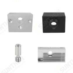CR-10 Smart Pro Hotend Accessory Kit with Heating Block/Heat Sink/Throat/Silicone Sleeve CR-10 Smart Pro Hotend Accessory Kit with Heating Block/Heat Sink/Throat/Silicone Sleeve
