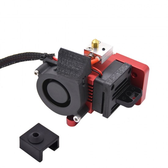Creativity 12V/24V MK8 Upgrade Direct Drive Hotend Kit with Pulley Turbo Fan Extruder For Ender-3 CR-10S CR10S/PRO Anet A8
