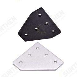 Creativity 1Pcs CNC 5 holes 90 degree Joint Board Plate Corner Angle Bracket Connection Strip for 2020 Aluminum Profile Creativity 1Pcs CNC 5 holes 90 degree Joint Board Plate Corner Angle Bracket Connection Strip for 2020 Aluminum Profile