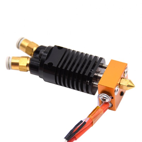 2 in 1 out Hotend Kit Dual Color Extruder All Metal Extruder 0.4mm nozzle 1.75mm For CR10/S Ender3/S TEVO/ALFWISE 3D Printer