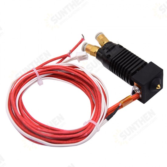 2 in 1 out Hotend Kit Dual Color Extruder All Metal Extruder 0.4mm nozzle 1.75mm For CR10/S Ender3/S TEVO/ALFWISE 3D Printer