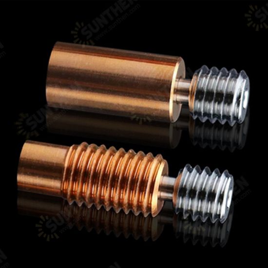 V6 HOTEND Vocano heater block Throat MK8 Titanium Alloy Bi metal 1.75mm for 3D Printer V6 HOTEND Vocano heater block Throat MK8 Titanium Alloy Bi metal 1.75mm for 3D Printer