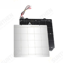 100*100*2mm MK52 Magnetic Hot Bed Plate + Mk52 Steel Plate + 16mm 4Pcs Silica Gel Column Kit for 3D Printer 100*100*2mm MK52 Magnetic Hot Bed Plate + Mk52 Steel Plate + 16mm 4Pcs Silica Gel Column Kit for 3D Printer