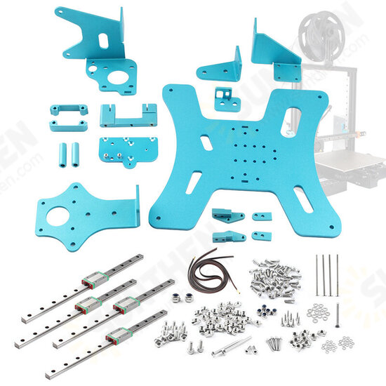 Ender-3 Pro DIY Upgraded Kit with XY Axis Belts Screws Aluminum Plate Linear Guide Slider for Ender 3 Pro 3D printer Ender-3 Pro DIY Upgraded Kit with XY Axis Belts Screws Aluminum Plate Linear Guide Slider for Ender 3 Pro 3D printer