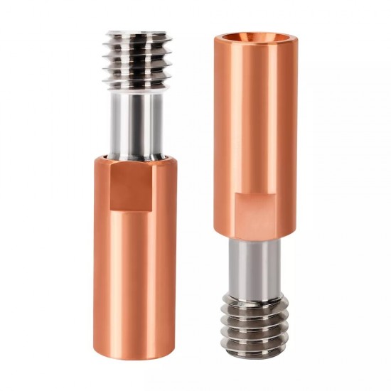CR10 V6 Bi-Metal Insulated Titanium Alloy Copper Throat for E3D V6 CR10 ENDER 5/3 CR-10S 1.75/4.1MM Hotend 3D Printer