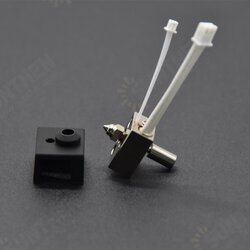 S1 Copper Plated Nozzle Heating Block Titanium Alloy Bimetal Throat Heater Heating Block Thermistor Hotend Kit S1 Copper Plated Nozzle Heating Block Titanium Alloy Bimetal Throat Heater Heating Block Thermistor Hotend Kit