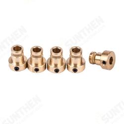 5PCS 1.75mm Brass Feed Extruder Wheel Drive Gear For Reprap 3D Printer 5PCS 1.75mm Brass Feed Extruder Wheel Drive Gear For Reprap 3D Printer