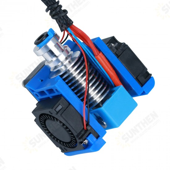 3D All Metal V6 J-head Hotend Bowden Extruder Kit For V6 volcano Hotend Cooling Fan Bracket Block 3D Printers Parts