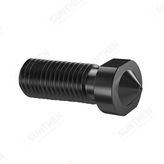 0.4/1.75mm M6 Thread Hardened Steel Volcanic Nozzle for 3D Printer Part