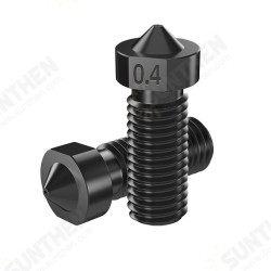 0.4/1.75mm M6 Thread Hardened Steel Volcanic Nozzle for 3D Printer Part 0.4/1.75mm M6 Thread Hardened Steel Volcanic Nozzle for 3D Printer Part