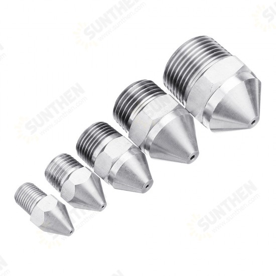 Inch Tooth Stainless Steel Straight Nozzle For 3D Printer Part