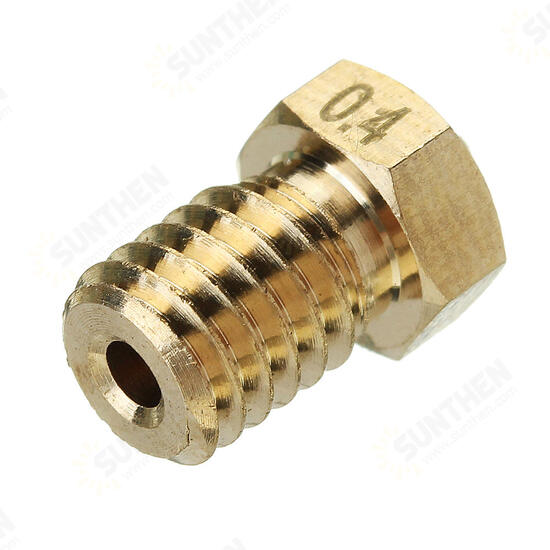 1.75mm Filament 0.4mm Copper Nozzle for 3D Printer