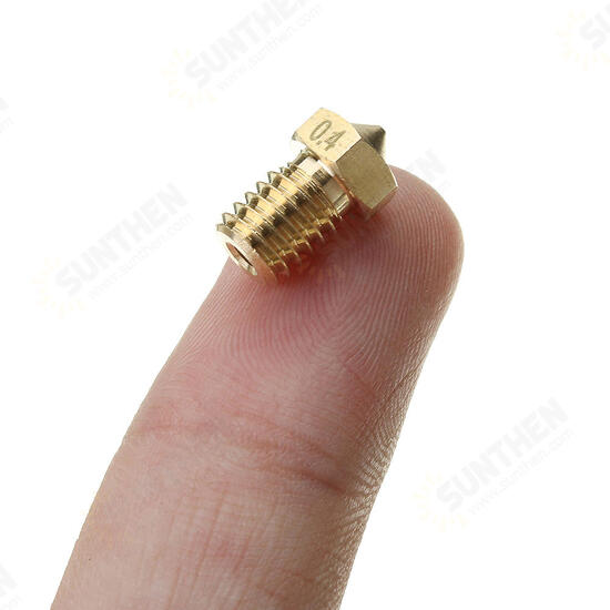 1.75mm Filament 0.4mm Copper Nozzle for 3D Printer