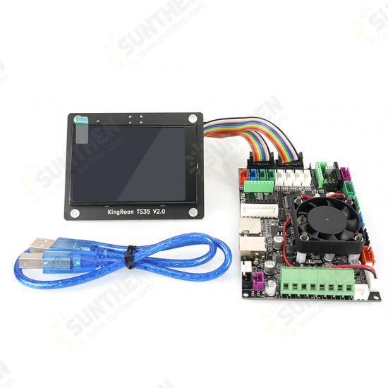 3D Printer Control Board Motherboard Integrated TMC2225 Driver Motherboard Display Fan Kit