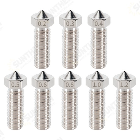 E3D Volcano Hard Steel Nozzle Brass M6 Thread 3D Printer Hotend Volcano Nozzle