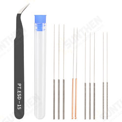 10pcs of 0.4mm MK8 Nozzles 10pcs of 0.4mm Needles and 1pcs of Tweezers Tool Set 10pcs of 0.4mm MK8 Nozzles 10pcs of 0.4mm Needles and 1pcs of Tweezers Tool Set