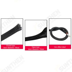 1M Length Flame-retardant Nylon Braided Mesh Tube PET Snakeskin Telescopic Mesh Tube Machine Wire Protection Tube 10mm 1M Length Flame-retardant Nylon Braided Mesh Tube PET Snakeskin Telescopic Mesh Tube Machine Wire Protection Tube 10mm