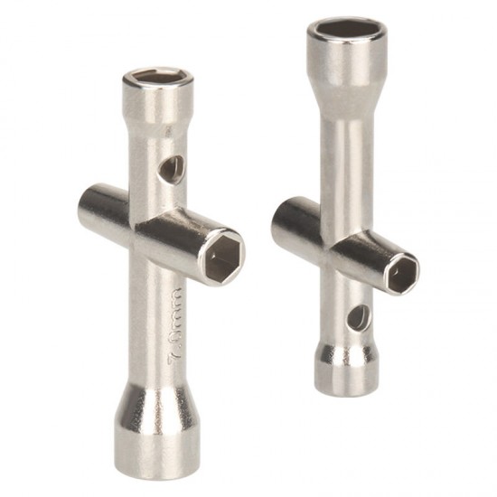 M2 M2.5 M3 M4 3D Printing Nozzles Wrench Screw Nut Hexagonal Cross Mini Wrench Spanner Maintenance Tool 4 Size