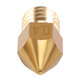 MK8 Nozzle 0.2mm 0.4mm 0.5mm 0.6mm 0.8mm 1.0mm 3D Printer Part Extruder M6 Thread Brass Nozzle 1.75mm 3mm Filament