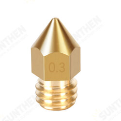 MK8 Nozzle 0.2mm 0.4mm 0.5mm 0.6mm 0.8mm 1.0mm 3D Printer Part Extruder M6 Thread Brass Nozzle 1.75mm 3mm Filament MK8 Nozzle 0.2mm 0.4mm 0.5mm 0.6mm 0.8mm 1.0mm 3D Printer Part Extruder M6 Thread Brass Nozzle 1.75mm 3mm Filament