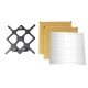 MK52 Steel Plate Platform + 2Pcs 253.8*241 PEI Sheet + Y Line Support Plate Set Kit for Prusa i3 MK3 SW 3D Printer