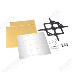 MK52 Steel Plate Platform + 2Pcs 253.8*241 PEI Sheet + Y Line Support Plate Set Kit for Prusa i3 MK3 SW 3D Printer MK52 Steel Plate Platform + 2Pcs 253.8*241 PEI Sheet + Y Line Support Plate Set Kit for Prusa i3 MK3 SW 3D Printer