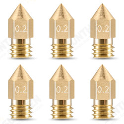MK8 Extruder Nozzle Head Brass FDM Set M6 Thread 1.75/3.0 Filament Nozzle 3D Printer Accessories MK8 Extruder Nozzle Head Brass FDM Set M6 Thread 1.75/3.0 Filament Nozzle 3D Printer Accessories