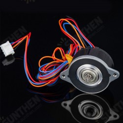 High Temperature Version of the Nema14 36 Pancake Stepper Motor 180Degrees for Galileo Extruder High Temperature Version of the Nema14 36 Pancake Stepper Motor 180Degrees for Galileo Extruder
