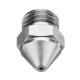 Metric Tooth Stainless Steel Straight Nozzle For 3D Printer Part