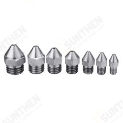 Metric Tooth Stainless Steel Straight Nozzle For 3D Printer Part Metric Tooth Stainless Steel Straight Nozzle For 3D Printer Part